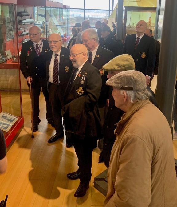 Veteran tour of the Dock Museum